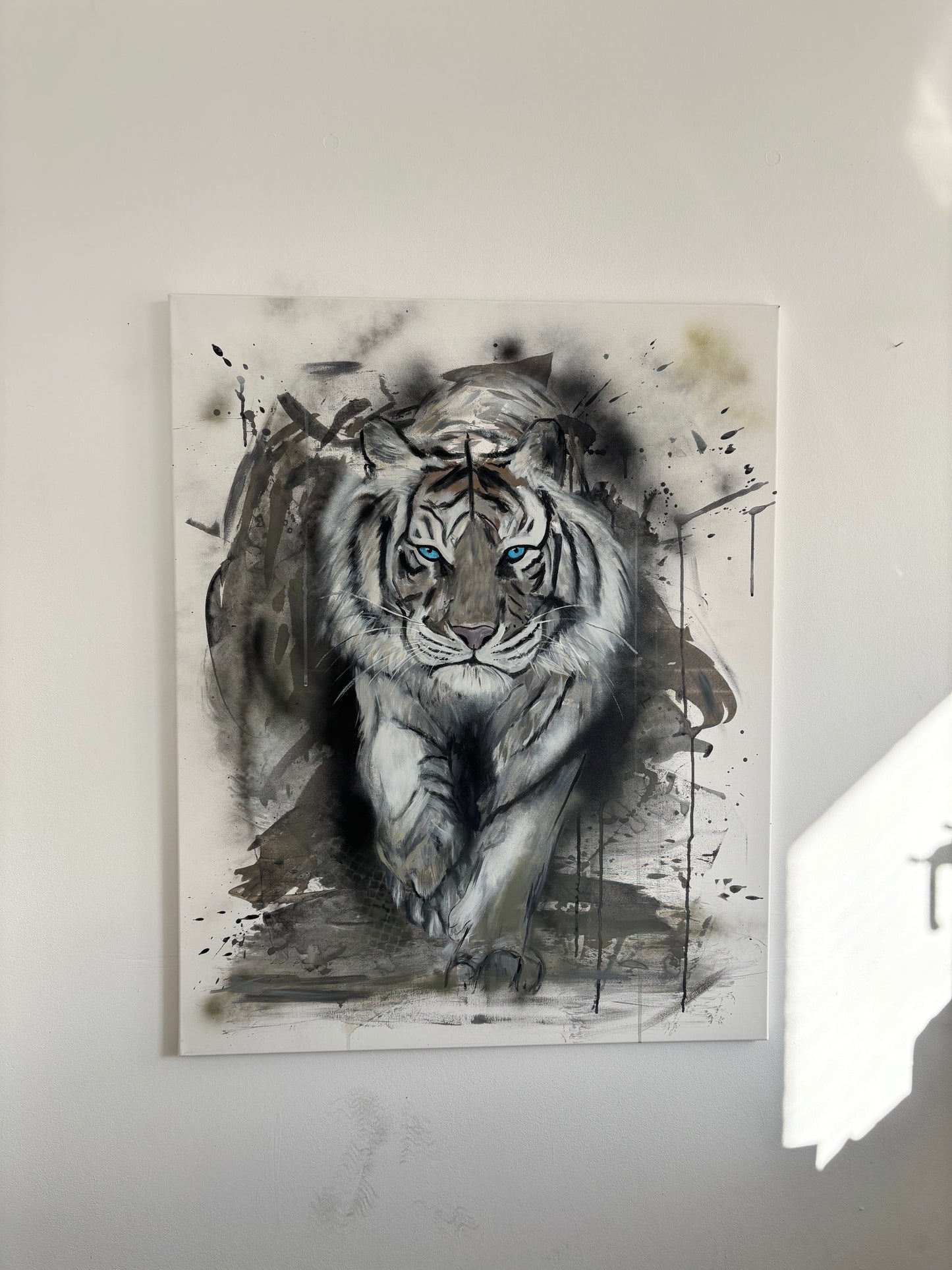 Tiger in Blue