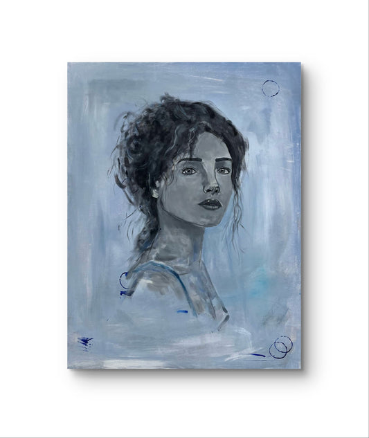 Woman in Blue